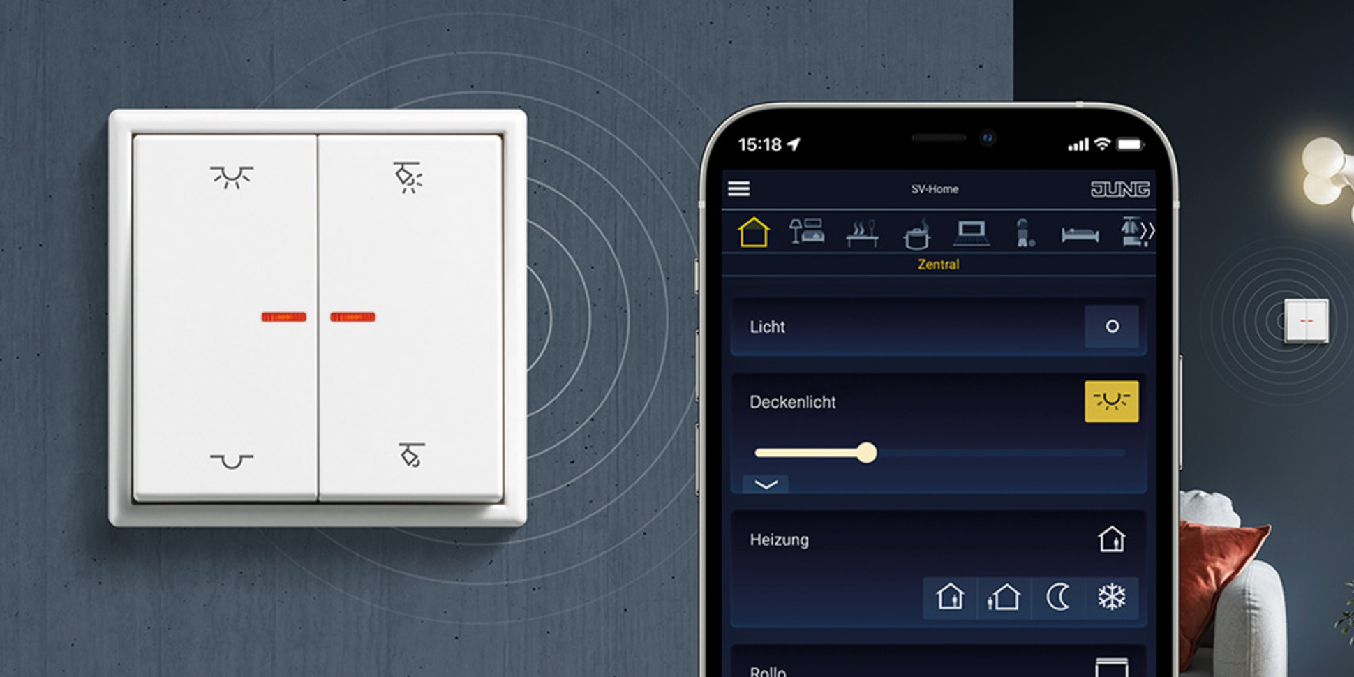 KNX RF Taster bei Elektrotechnik Zinn in Sengenthal